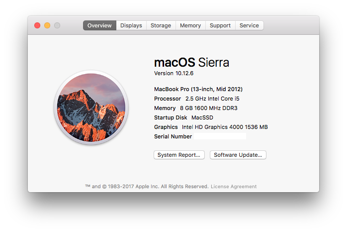 Latest macbook pro software update